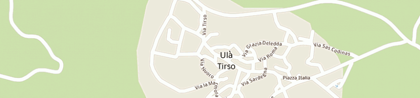 Mappa della impresa uselli gino a ULA TIRSO