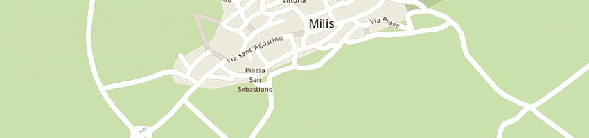 Mappa della impresa comune di milis-centro sociale- a MILIS