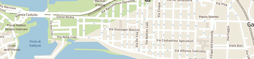 Mappa della impresa corciulo maria a GALLIPOLI