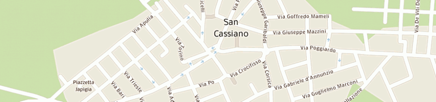 Mappa della impresa municipio a SAN CASSIANO