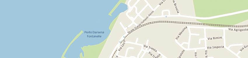 Mappa della impresa lido rivabella di alessandrelli angelo a GALLIPOLI