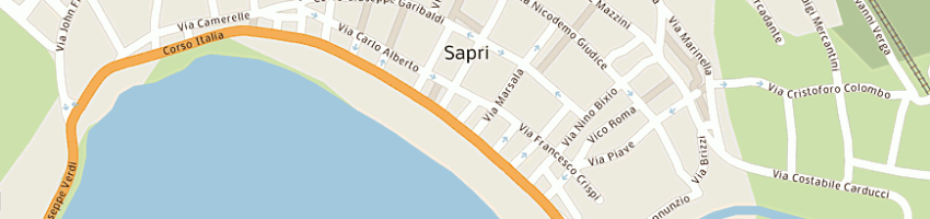 Mappa della impresa salomone pasquale a SAPRI