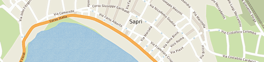 Mappa della impresa bove giuseppe a SAPRI