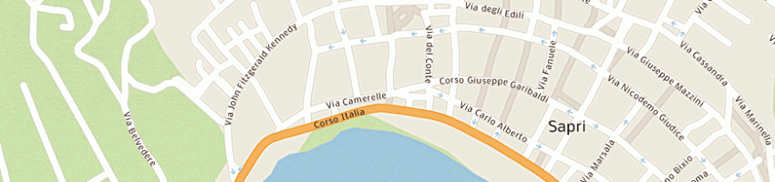Mappa della impresa ristorante italgastro a SAPRI