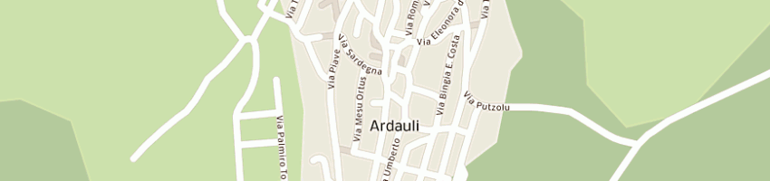 Mappa della impresa guttiau srl a ARDAULI