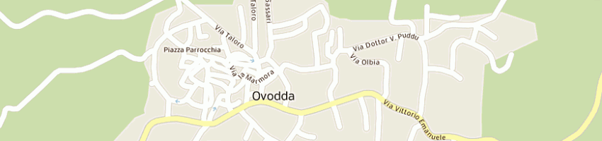 Mappa della impresa scuola media statale a OVODDA