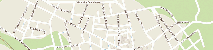 Mappa della impresa centonze luca a LECCE