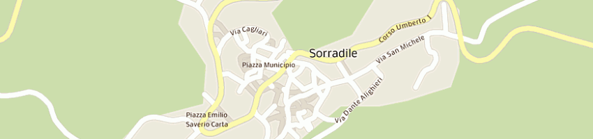 Mappa della impresa comune a SORRADILE