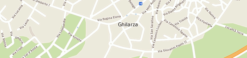 Mappa della impresa zaru raniero a GHILARZA
