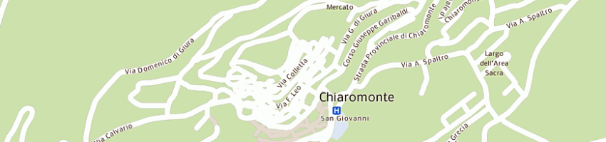 Mappa della impresa corpo forestale dello stato -coordregdi basilica a CHIAROMONTE