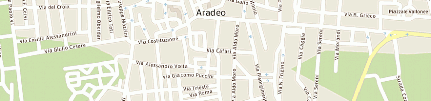 Mappa della impresa farmacia frigino drssa emilia a ARADEO