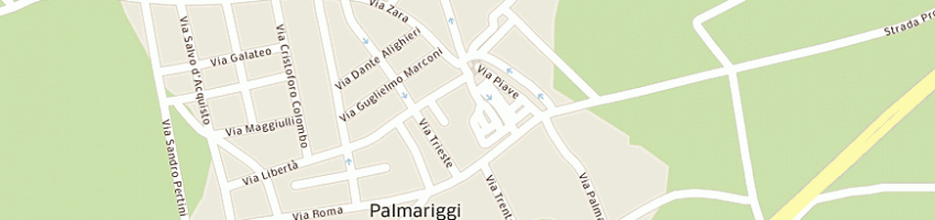 Mappa della impresa arco bar di de pascalis luigi a PALMARIGGI