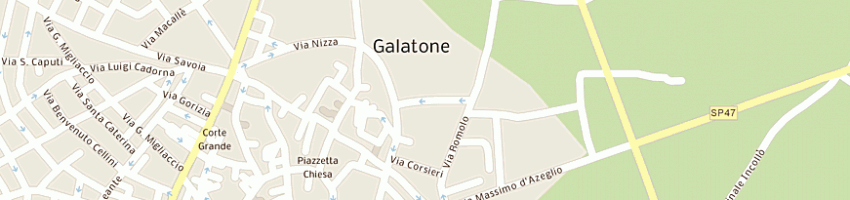 Mappa della impresa municipio a GALATONE