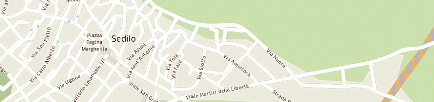 Mappa della impresa piras giovanni maurizio a SEDILO