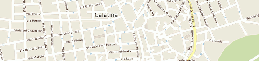 Mappa della impresa municipio di galatina a GALATINA