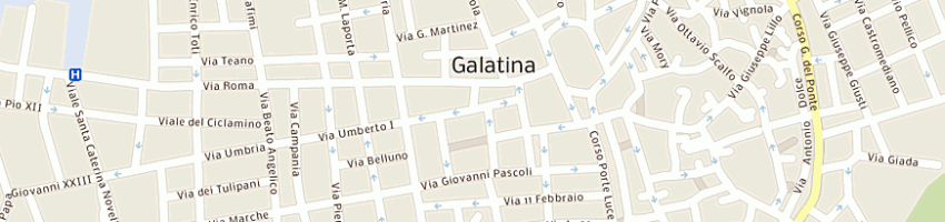 Mappa della impresa sabella marco a GALATINA