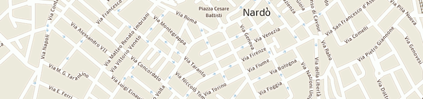Mappa della impresa pati loriana a NARDO 