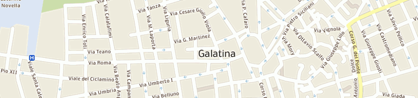 Mappa della impresa regione puglia a GALATINA
