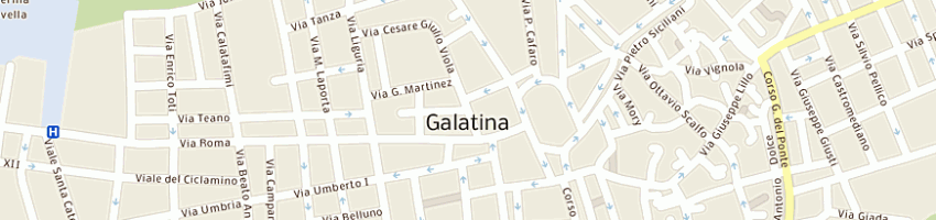 Mappa della impresa sanzico loredana a GALATINA