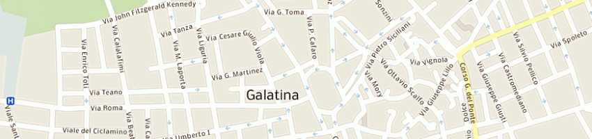 Mappa della impresa de donno lucia a GALATINA