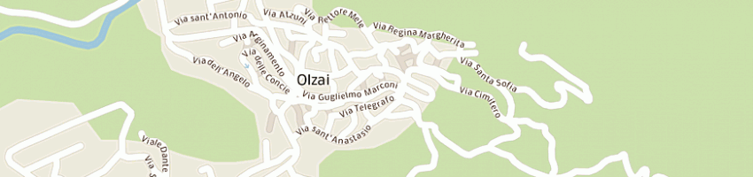 Mappa della impresa carabinieri a OLZAI