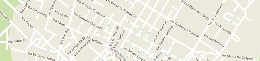 Mappa della impresa centro tessile salentino srl a NARDO 