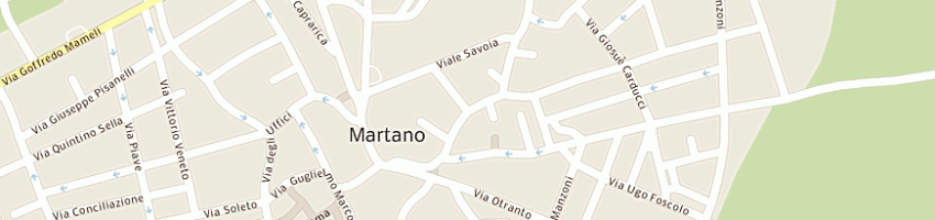 Mappa della impresa gaudio francesco a MARTANO