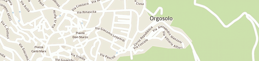 Mappa della impresa scuola materna statale a ORGOSOLO
