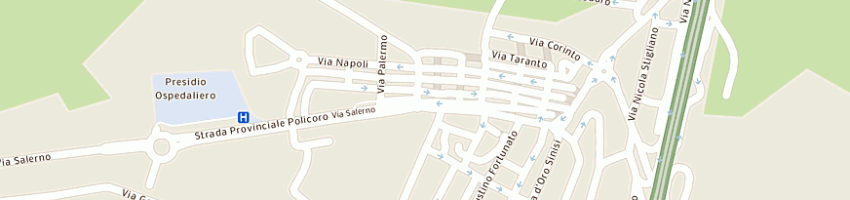 Mappa della impresa farmacia de santis a POLICORO