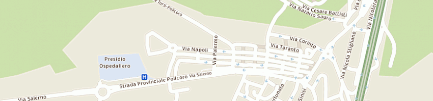 Mappa della impresa hostaria al buco a POLICORO