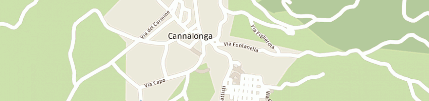 Mappa della impresa municipio a CANNALONGA