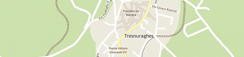 Mappa della impresa poste italiane a TRESNURAGHES