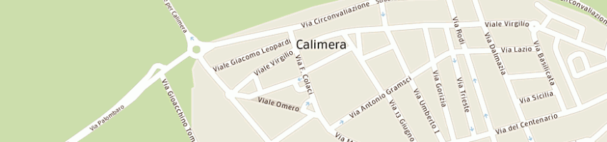 Mappa della impresa municipio a CALIMERA