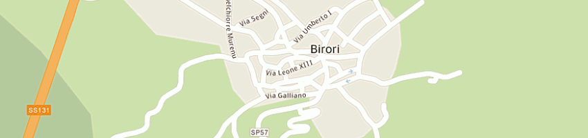 Mappa della impresa piga virgilio a BIRORI