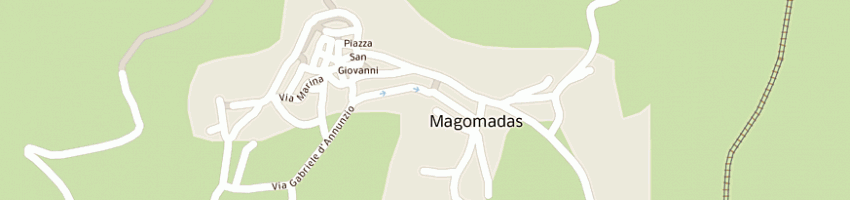 Mappa della impresa arangino tonina a MAGOMADAS