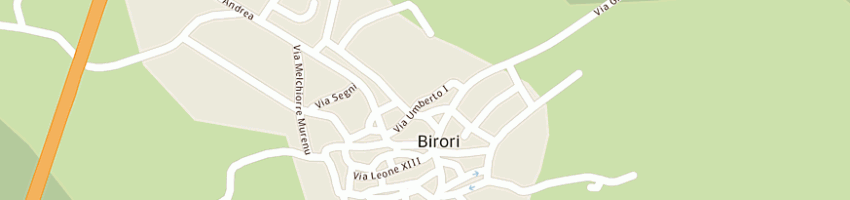 Mappa della impresa lacesa a BIRORI