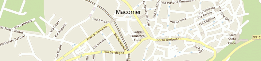 Mappa della impresa centro di servizio per il volontariato-sardegna solidale a MACOMER