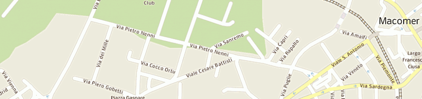 Mappa della impresa centro italiano femminile a MACOMER