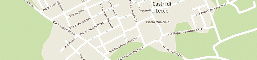 Mappa della impresa capone carmelo a CASTRI DI LECCE