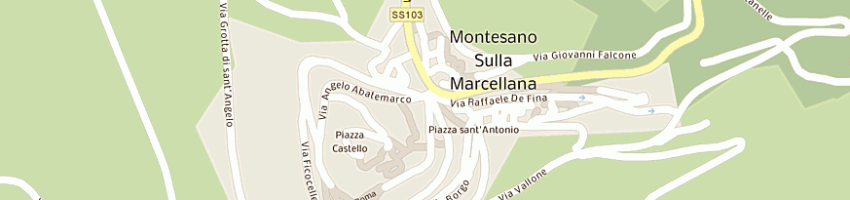 Mappa della impresa de fina giuseppe a MONTESANO SULLA MARCELLANA