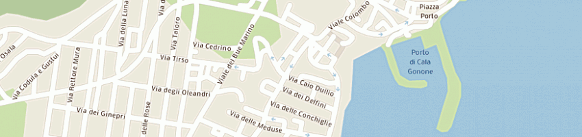 Mappa della impresa pizzeria 2p a DORGALI