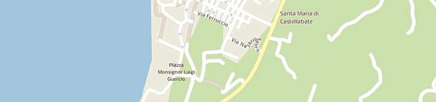 Mappa della impresa albergo garden riviera a CASTELLABATE