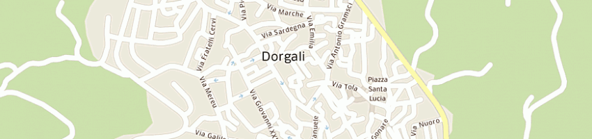 Mappa della impresa comune a DORGALI