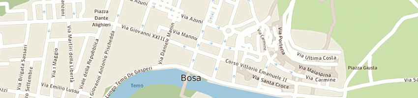 Mappa della impresa vadilonga gioielleria e c (sas) a BOSA
