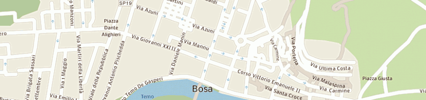 Mappa della impresa fancello gianni a BOSA