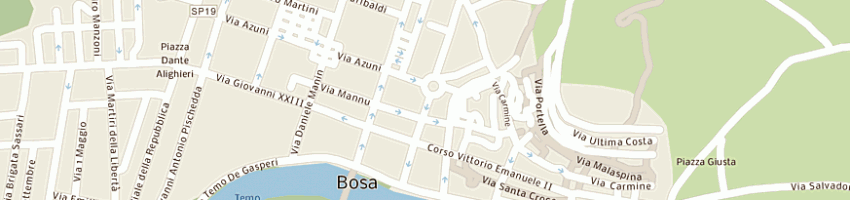 Mappa della impresa obino bruno a BOSA