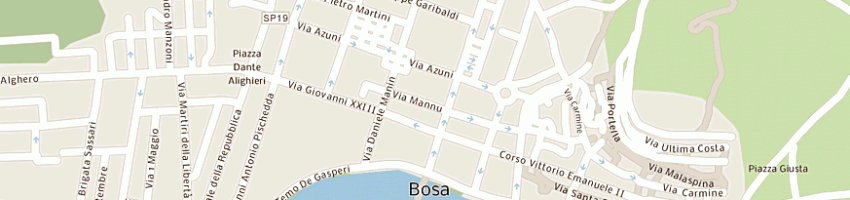 Mappa della impresa gestor spa a BOSA