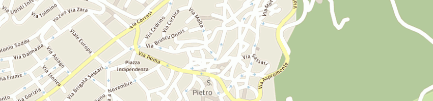 Mappa della impresa caria bruna a NUORO