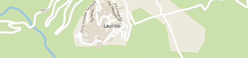 Mappa della impresa albergo ristorante la rupe a LAURINO