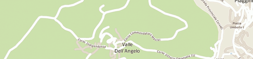 Mappa della impresa municipio a VALLE DELL ANGELO